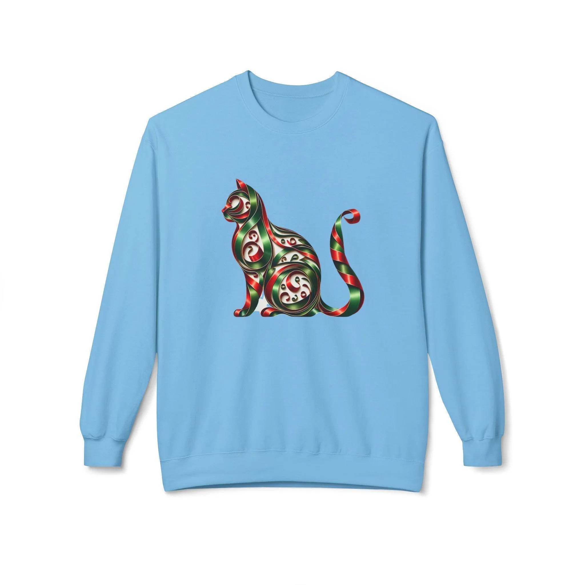 🐱 Merry Meowmas! 🎄 Unisex Fleece Sweatshirt 🎁