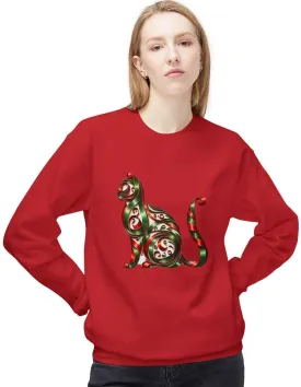 🐱 Merry Meowmas! 🎄 Unisex Fleece Sweatshirt 🎁