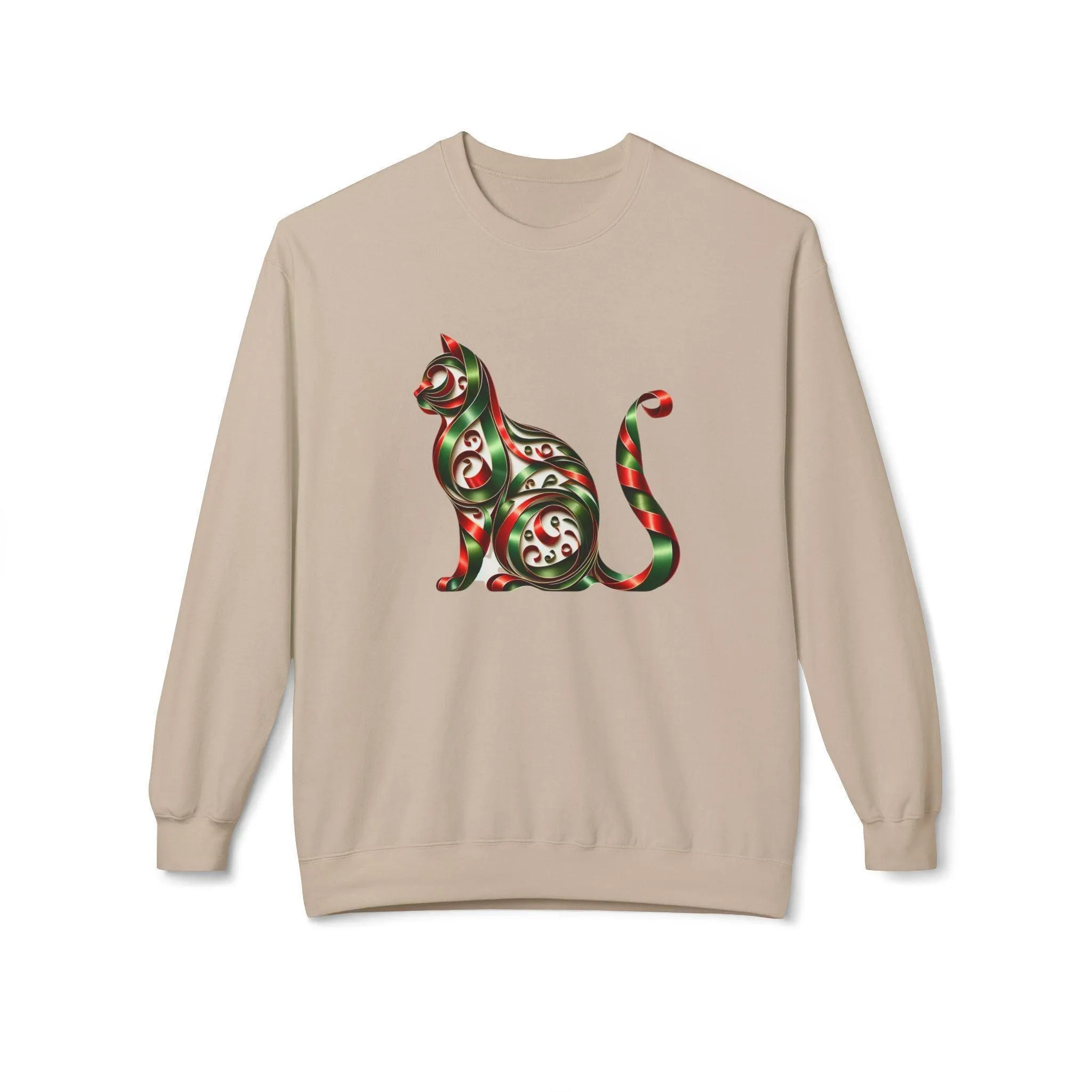 🐱 Merry Meowmas! 🎄 Unisex Fleece Sweatshirt 🎁