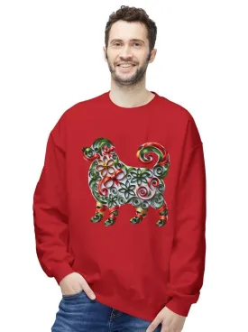 🐶 Merry Woofmas! 🎄 Unisex Fleece Sweatshirt 🎁