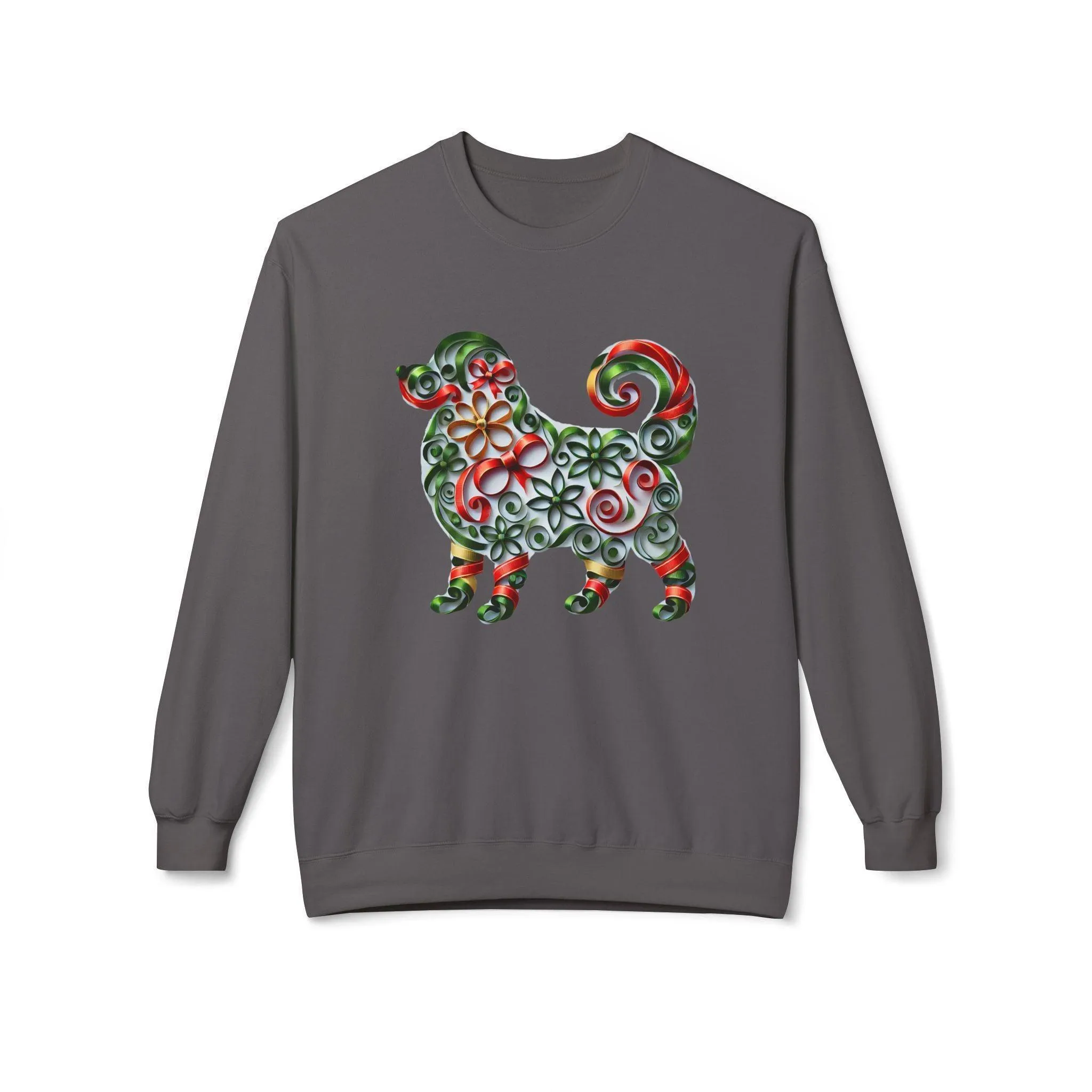 🐶 Merry Woofmas! 🎄 Unisex Fleece Sweatshirt 🎁
