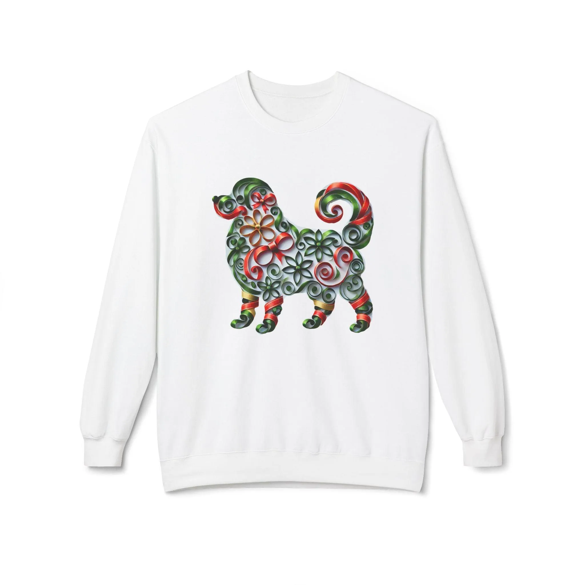🐶 Merry Woofmas! 🎄 Unisex Fleece Sweatshirt 🎁