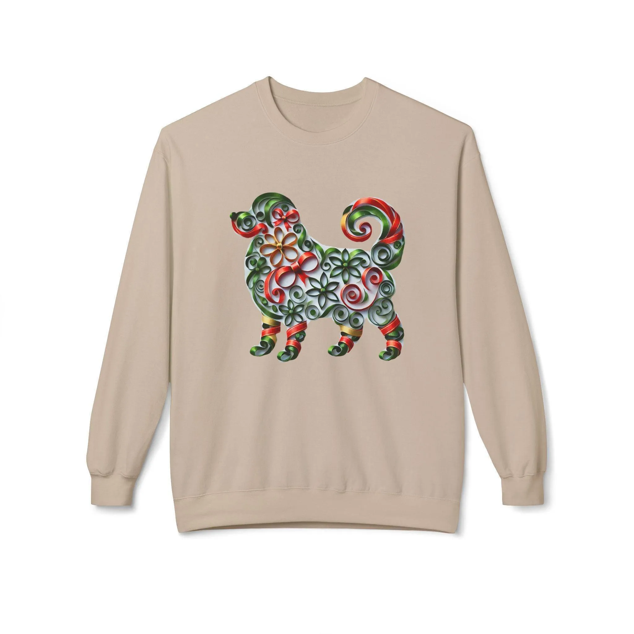 🐶 Merry Woofmas! 🎄 Unisex Fleece Sweatshirt 🎁