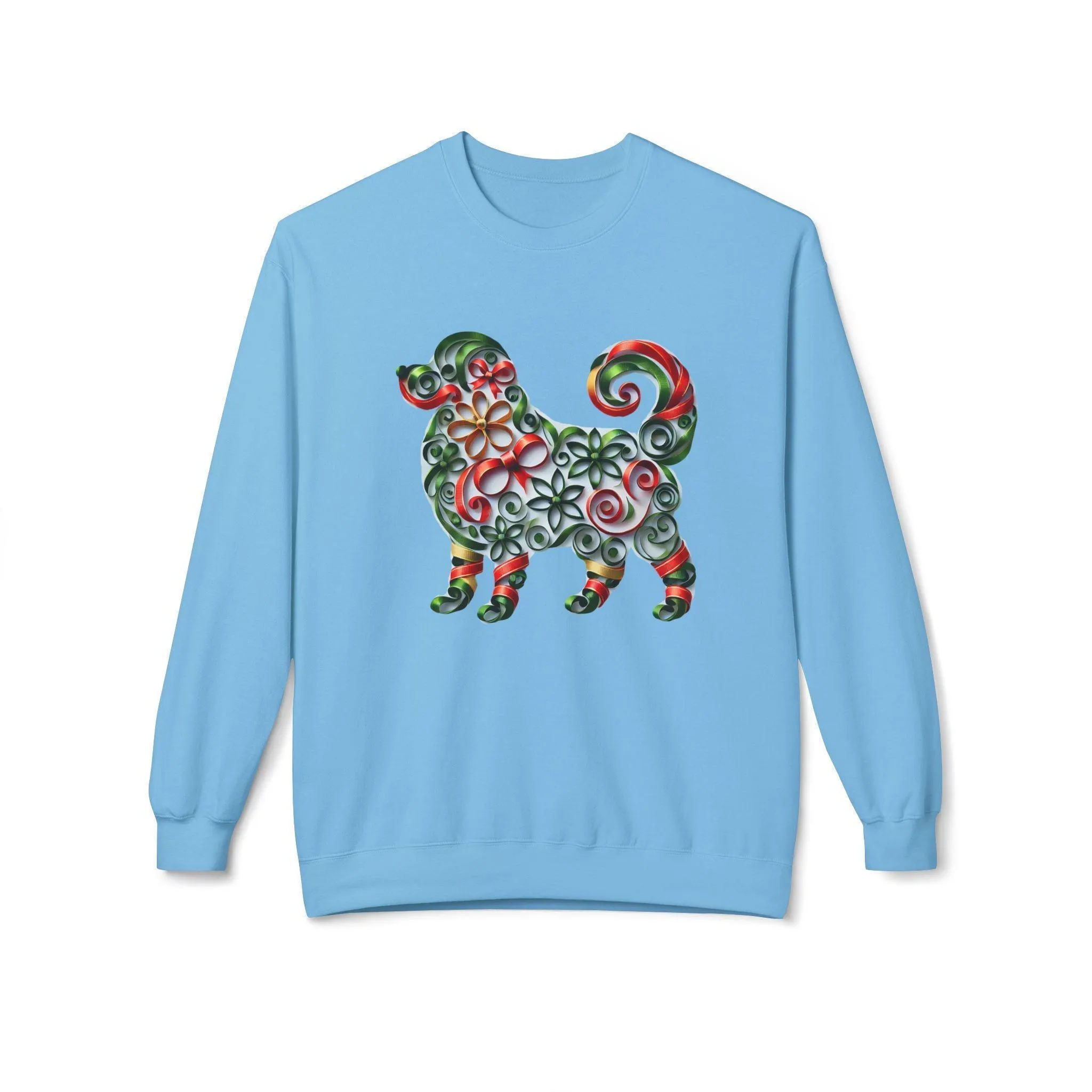 🐶 Merry Woofmas! 🎄 Unisex Fleece Sweatshirt 🎁