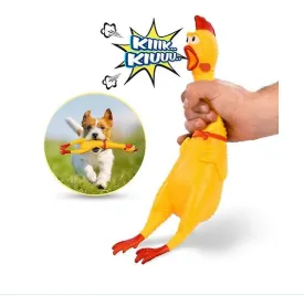 2Pcs L Children adult pet toy decompression funny screaming chicken screaming chicken AZ22964