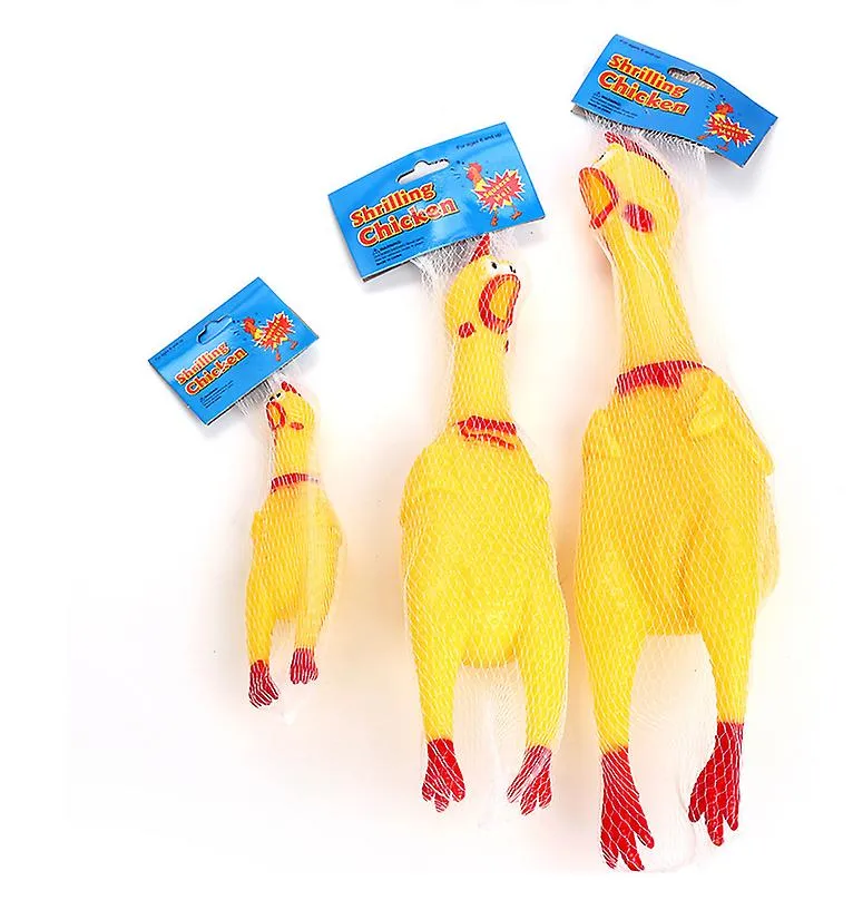 2Pcs L Children adult pet toy decompression funny screaming chicken screaming chicken AZ22964