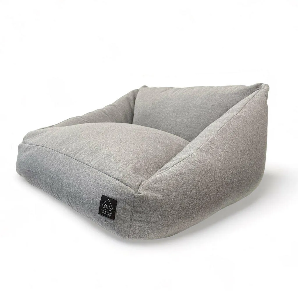 4 Cats & Dogs Loafer Sofa Bed, Carbon, 23.5x22.5"