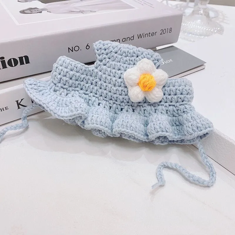 Adjustable Knitted Cute Cat Hat