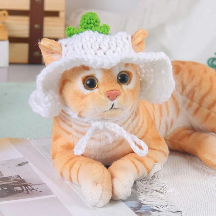 Adjustable Knitted Cute Cat Hat