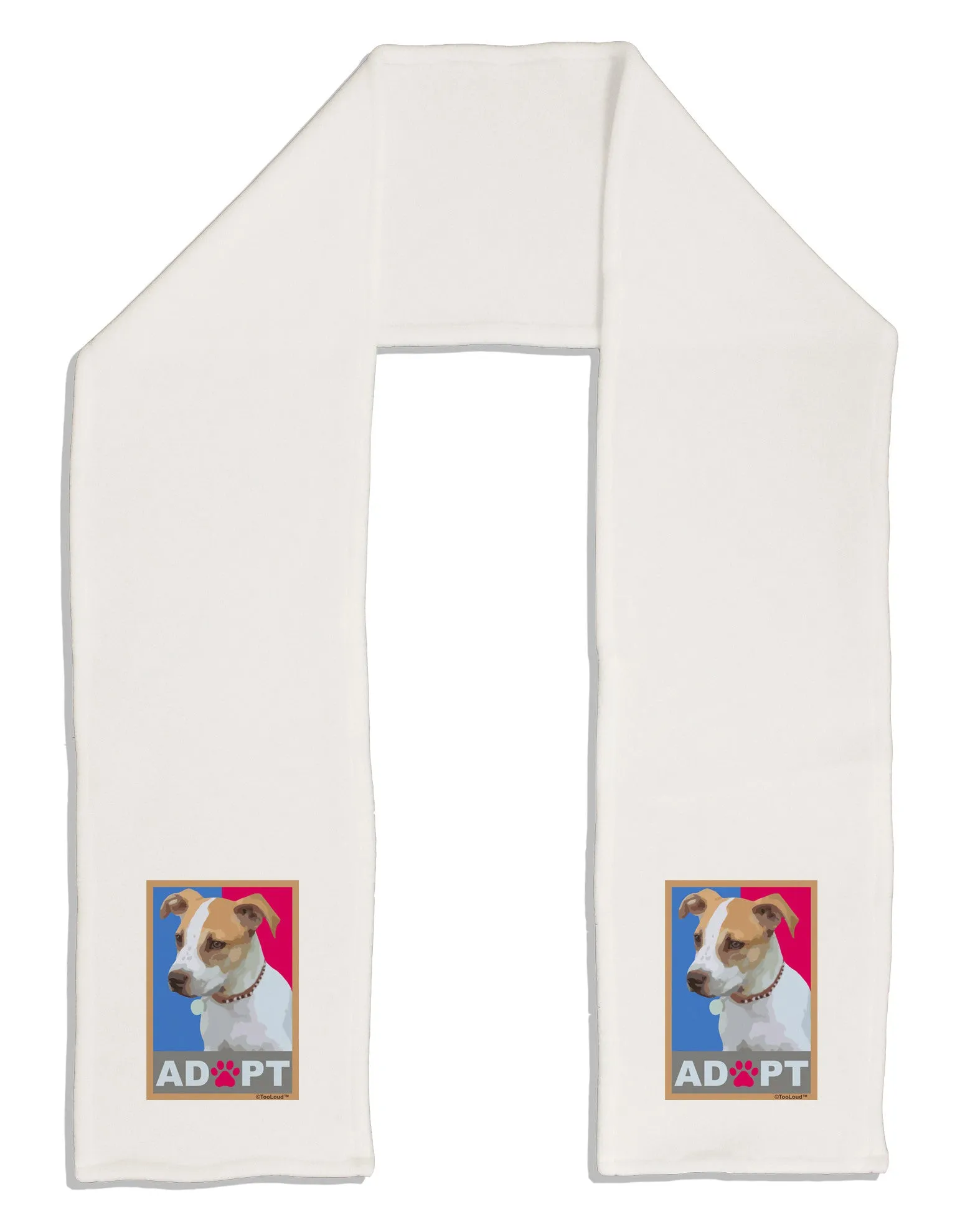 Adopt Cute Puppy Cat Adoption Adult Fleece 64" Scarf