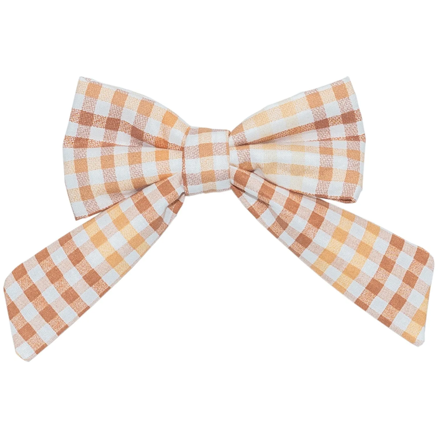 Autumnal Check Sailor Bow for Dogs