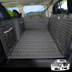 Back Seat Extender for Dogs Truck, Large Hard Bottom Car Seat Cover for Dogs, Waterproof Dog Hammock for Full Size Truck for Ford F-Series/RAM 1500/Silverado/Sierra