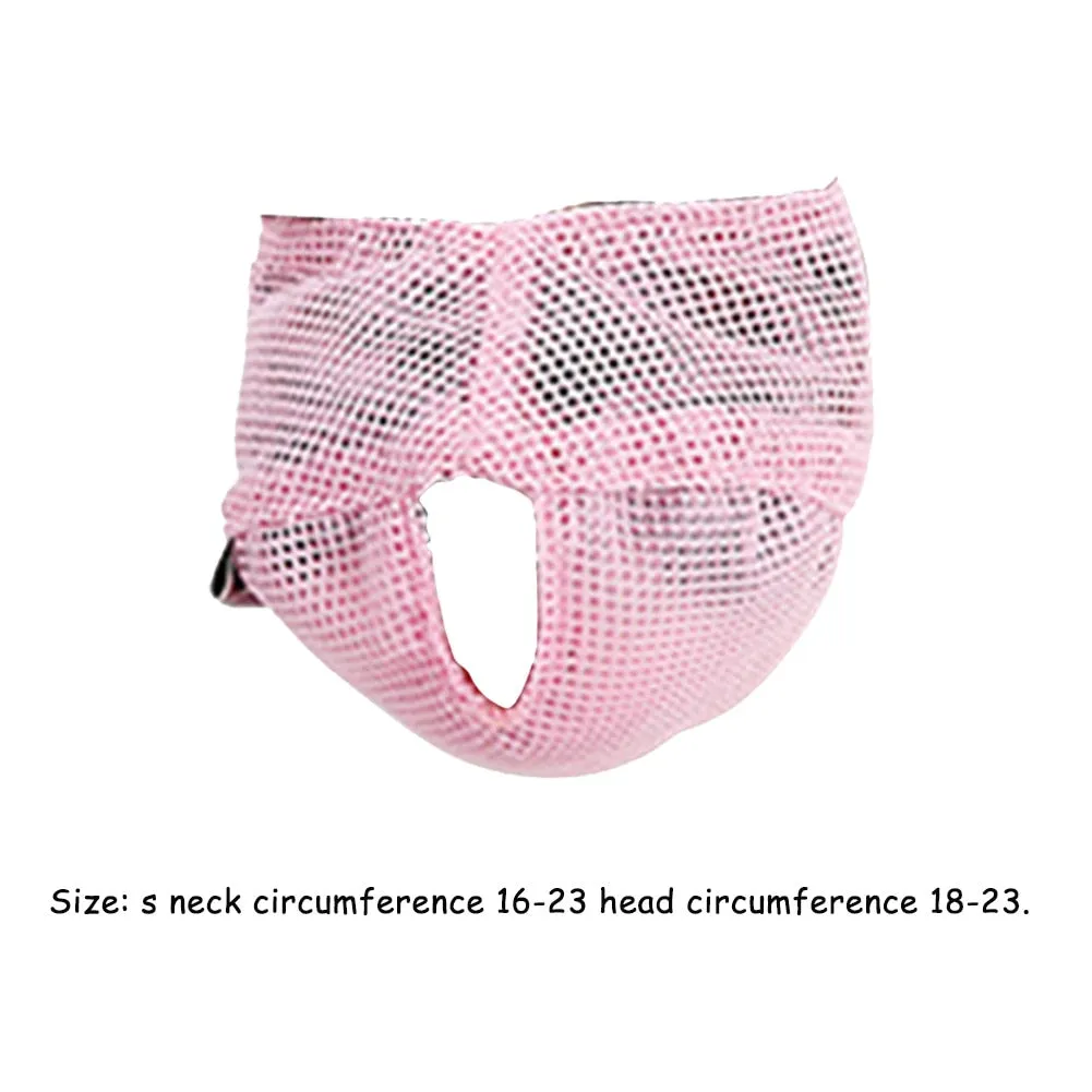 Breathable Cat Muzzle Mask Cover For Pet Kitten Anti-Scratch Bite Grooming Bath Etc.