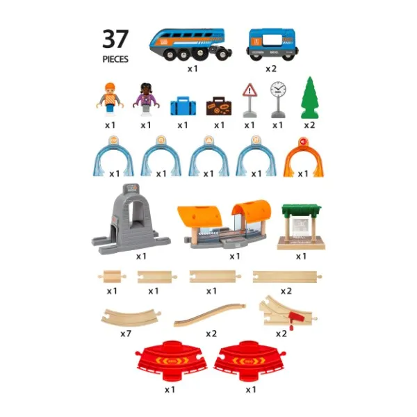 BRIO Smart Tech Sound Action Tunnel Travel Set 33972
