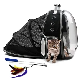 Bubble Backpack Small Dog/Cat Carrier - Bonus Wand