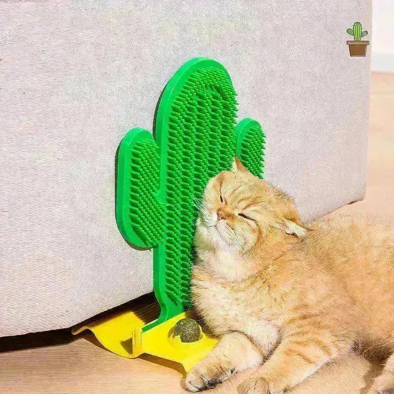 Cactus Design Cat Hair Scrubber Corner Tickle Toy