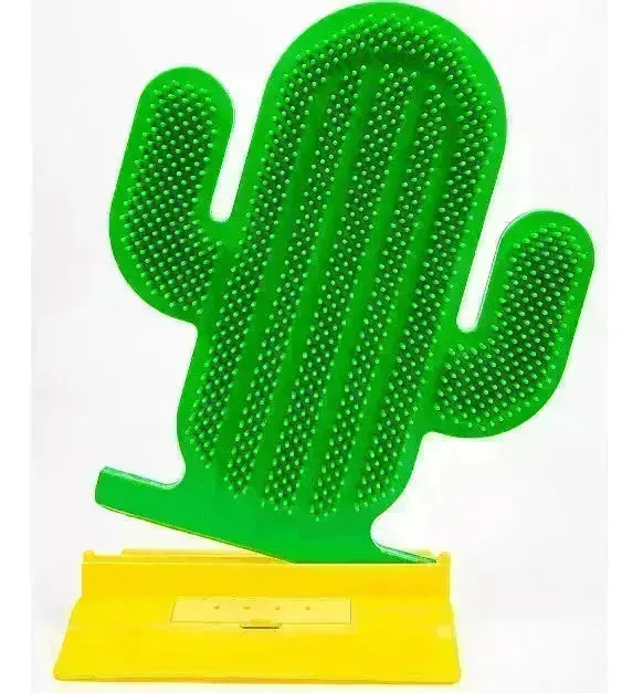 Cactus Design Cat Hair Scrubber Corner Tickle Toy