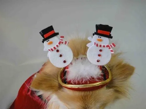 Christmas Snowman Hat - Cat or Dog