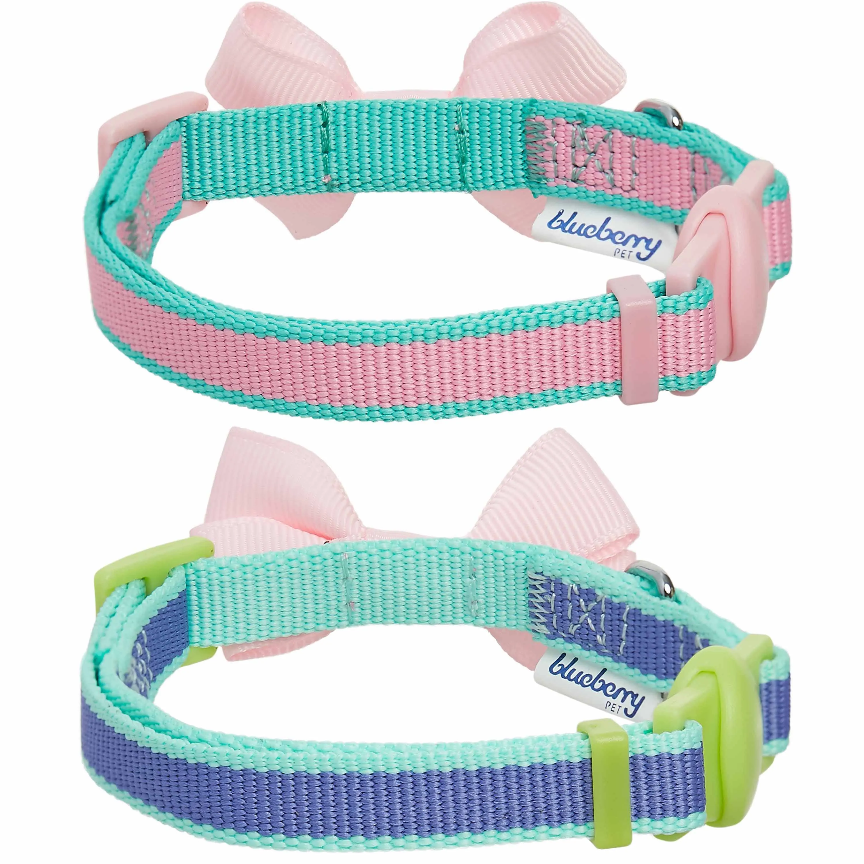 Classic Solid Cat Collar, 2 Pack