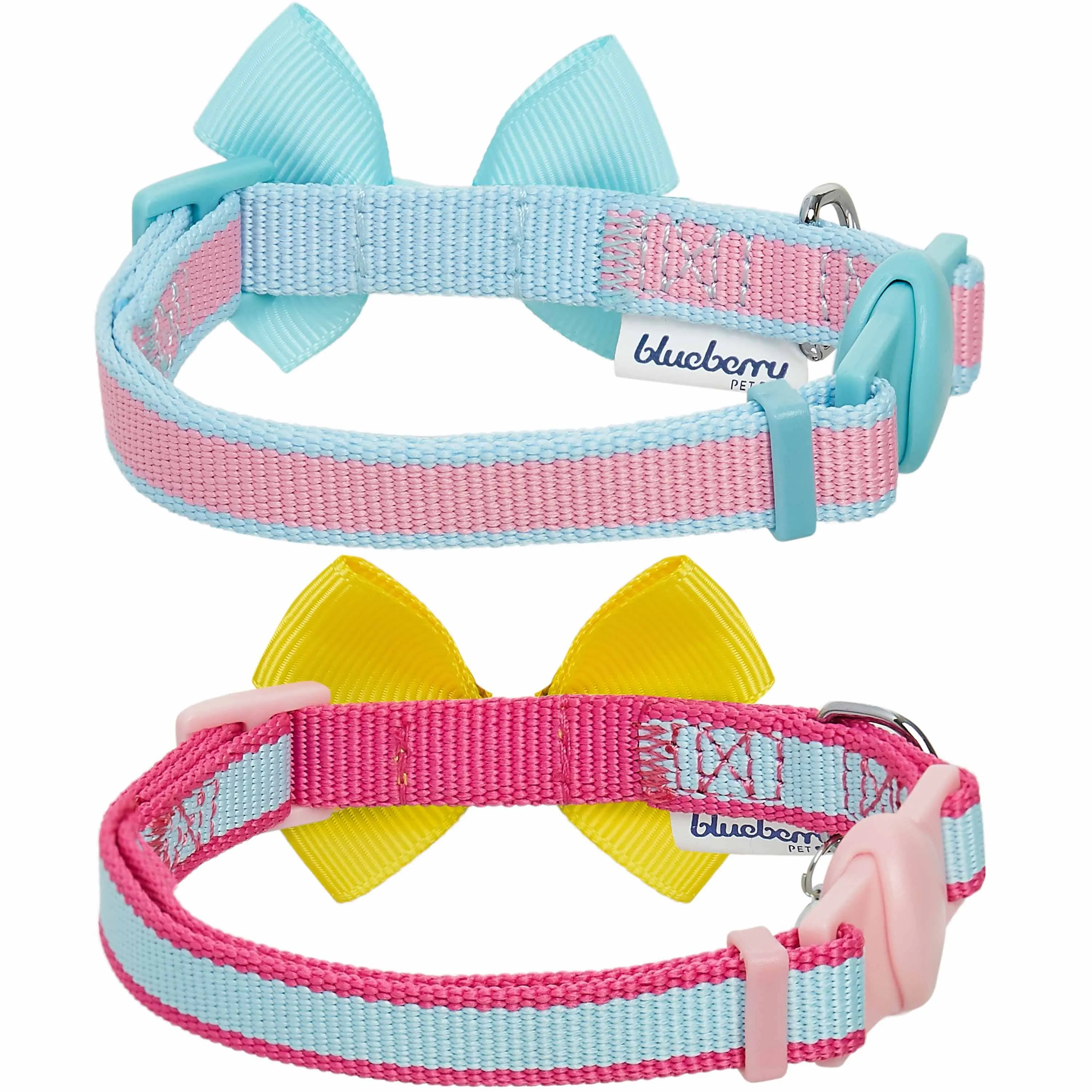 Classic Solid Cat Collar, 2 Pack
