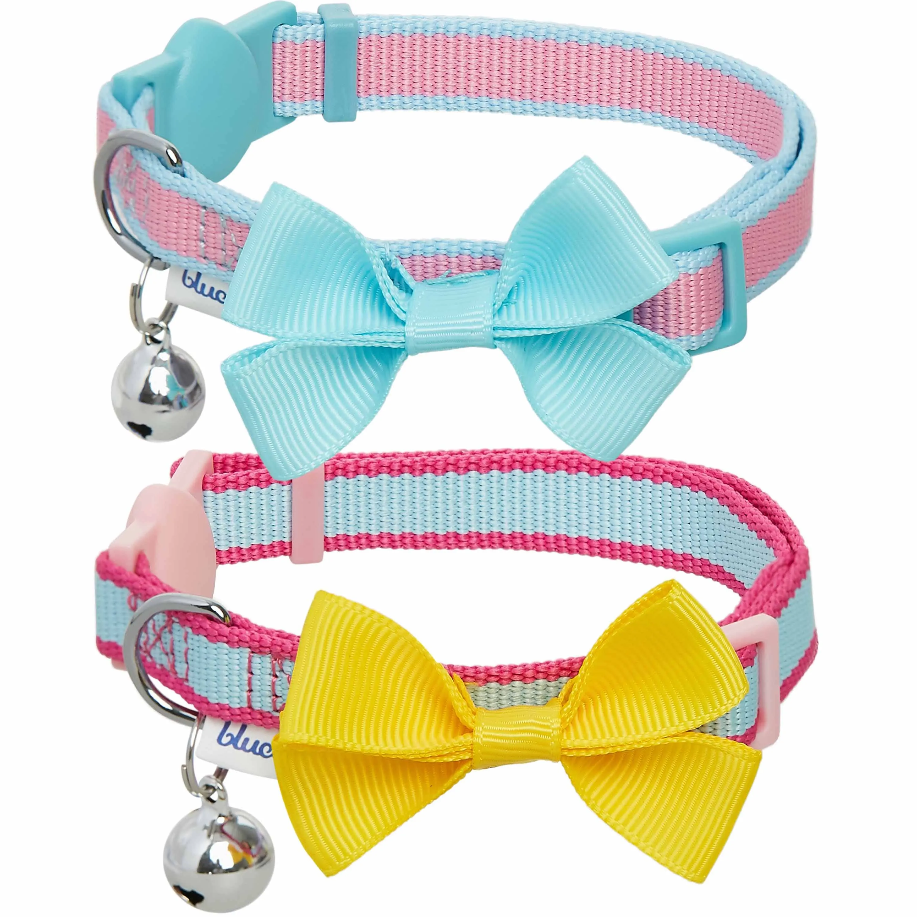 Classic Solid Cat Collar, 2 Pack