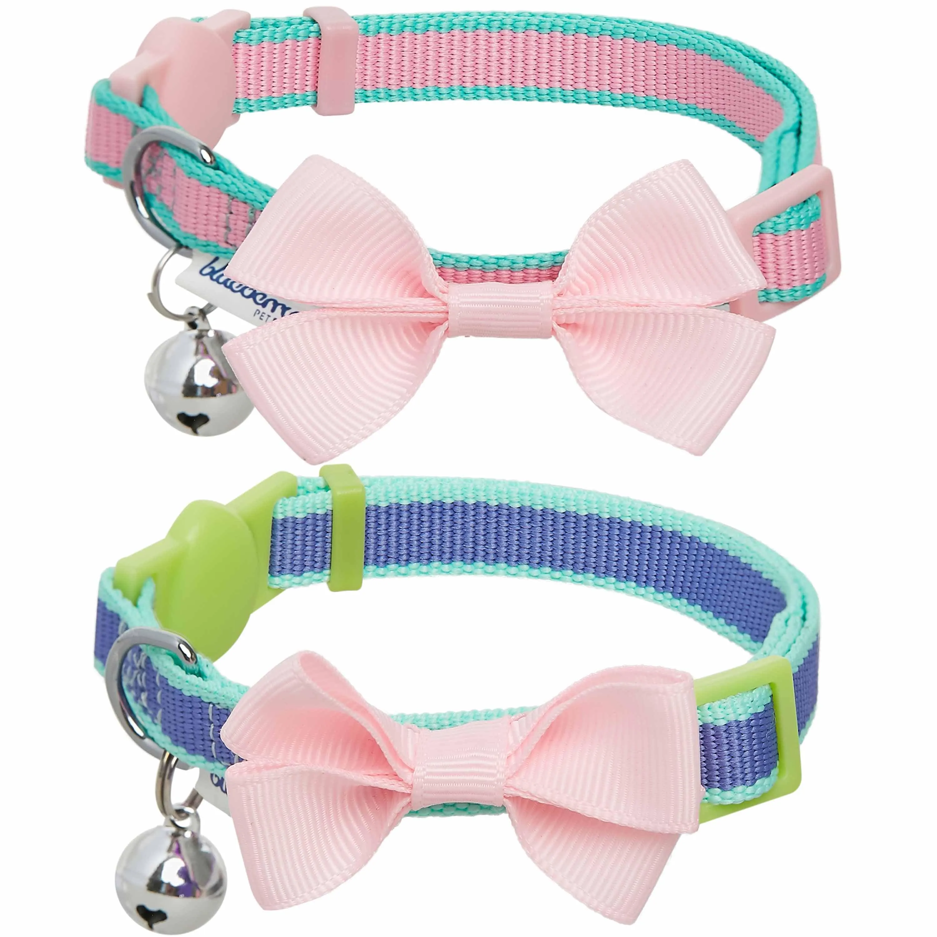 Classic Solid Cat Collar, 2 Pack