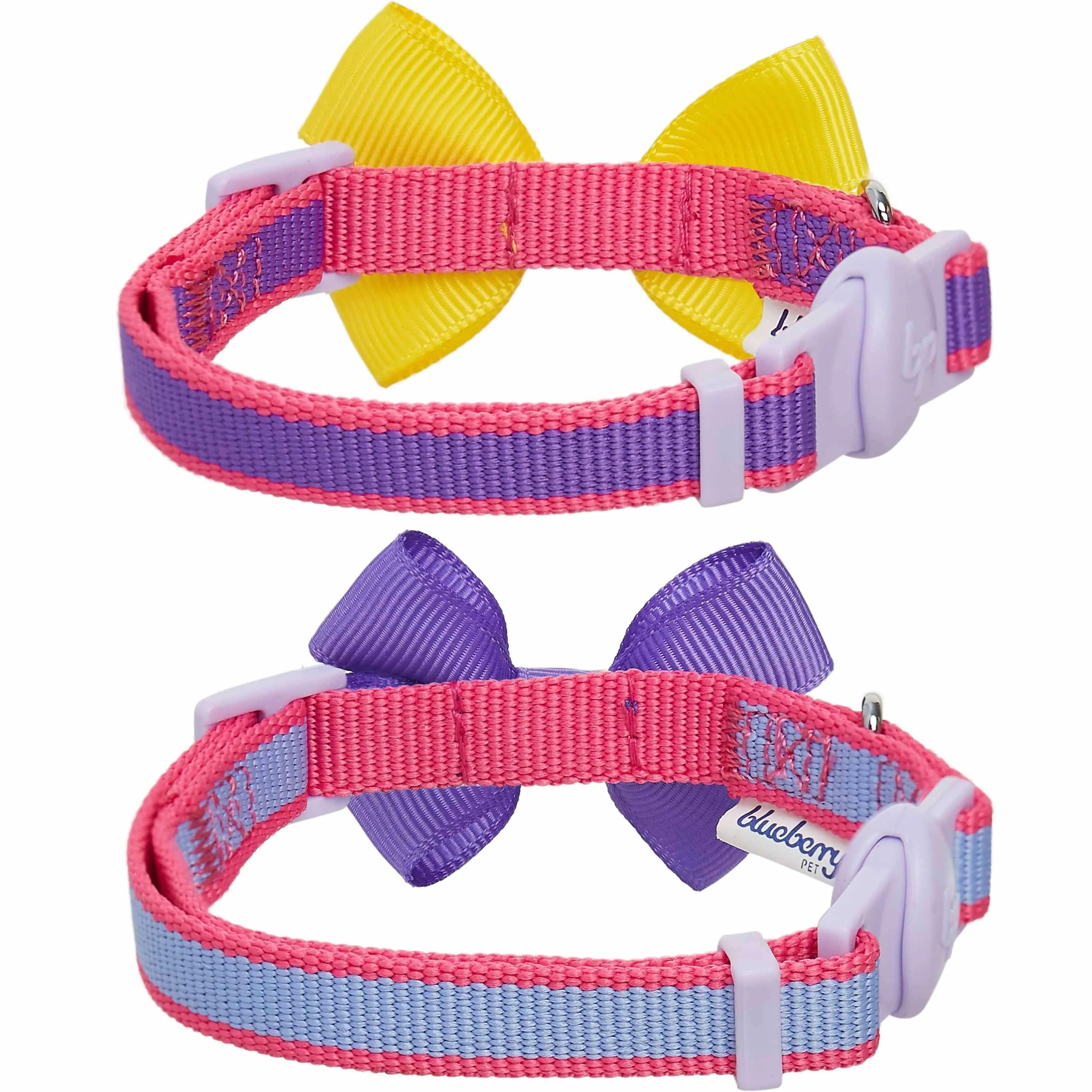 Classic Solid Cat Collar, 2 Pack