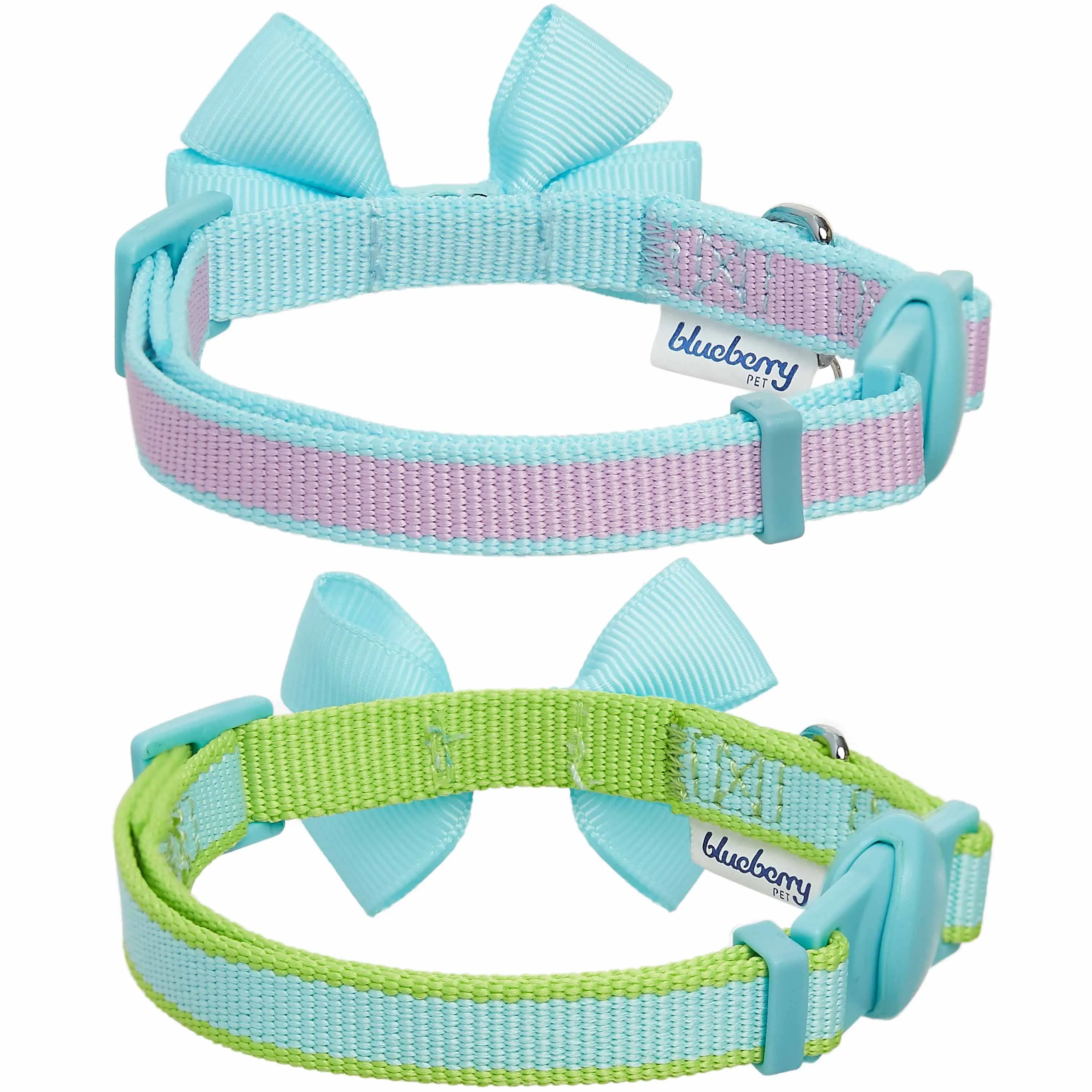 Classic Solid Cat Collar, 2 Pack