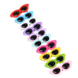 Colorful Cats Dog Bows Hairpin Sunglass