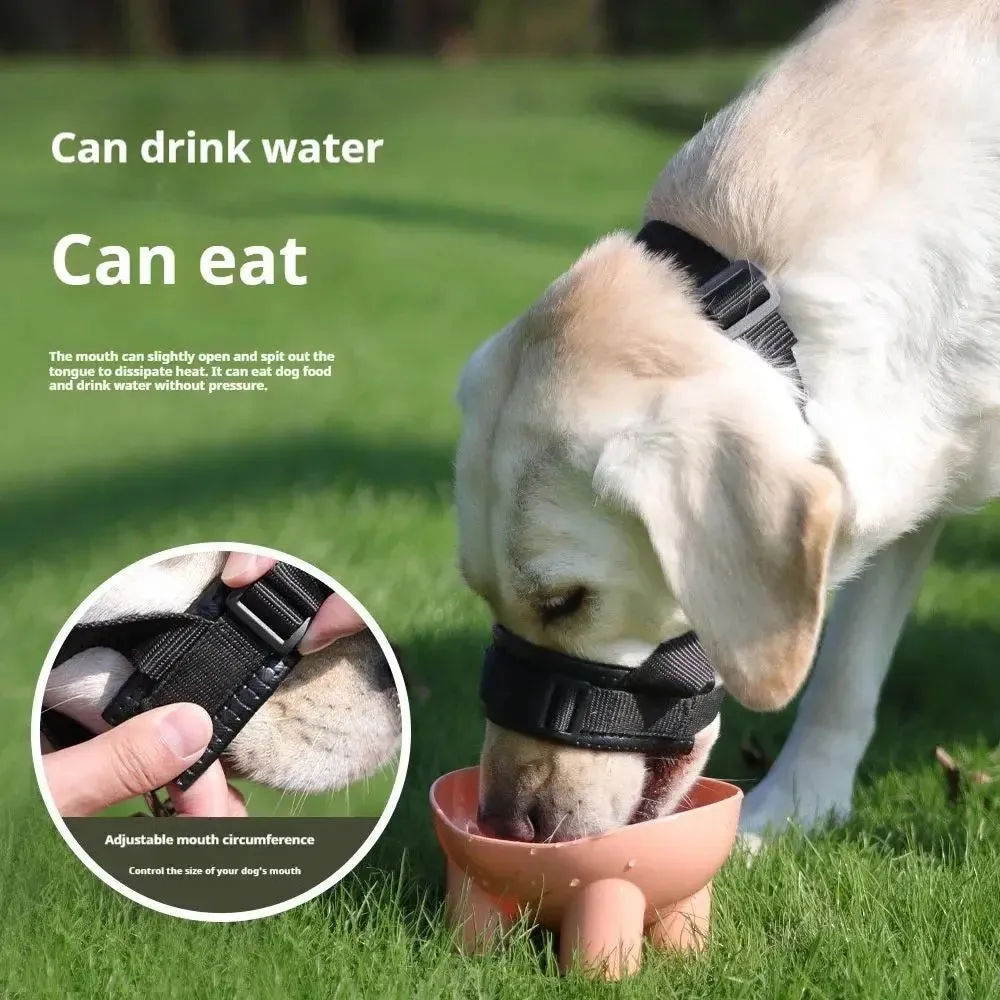 Dog Muzzle Adjustable Anti-bite Anti-barking