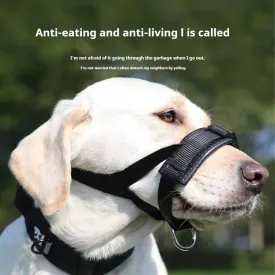Dog Muzzle Adjustable Anti-bite Anti-barking