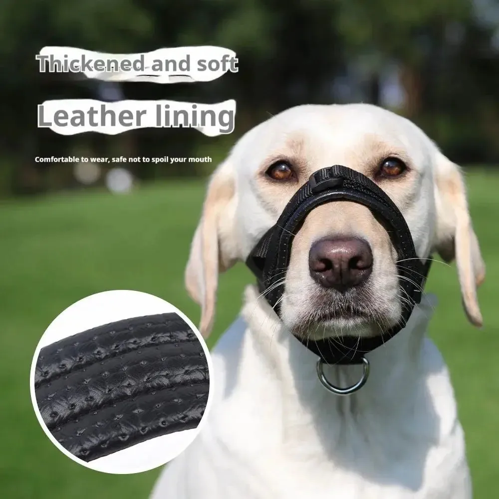 Dog Muzzle Adjustable Anti-bite Anti-barking
