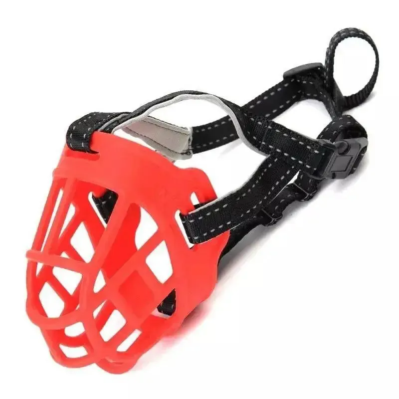 Dog Muzzle Silicone Muzzle Dog Bite And Barking Soft Mask
