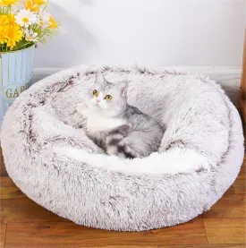 Enclosed Design –Winter Pet Bed with Cover, Warm, Cozy, and Semi For Your Furry Friend