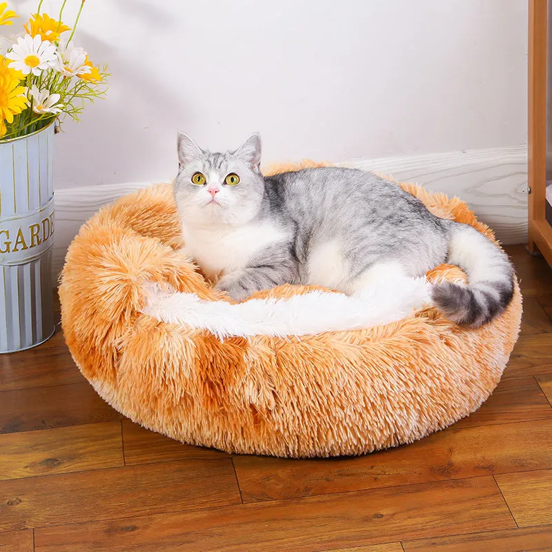 Enclosed Design –Winter Pet Bed with Cover, Warm, Cozy, and Semi For Your Furry Friend