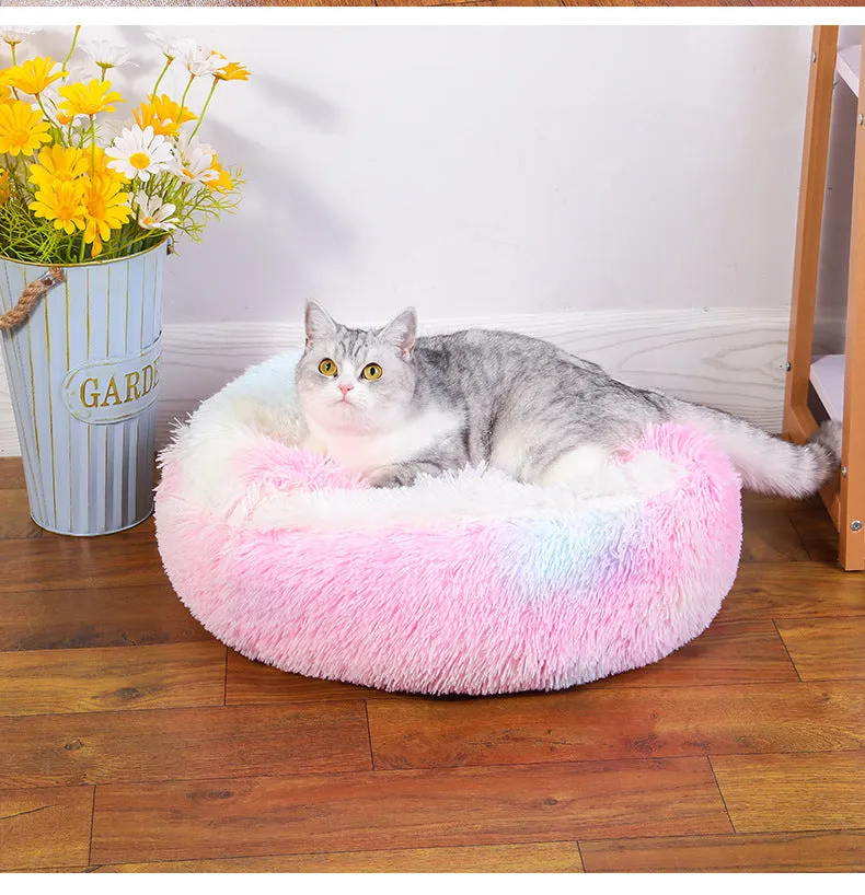 Enclosed Design –Winter Pet Bed with Cover, Warm, Cozy, and Semi For Your Furry Friend