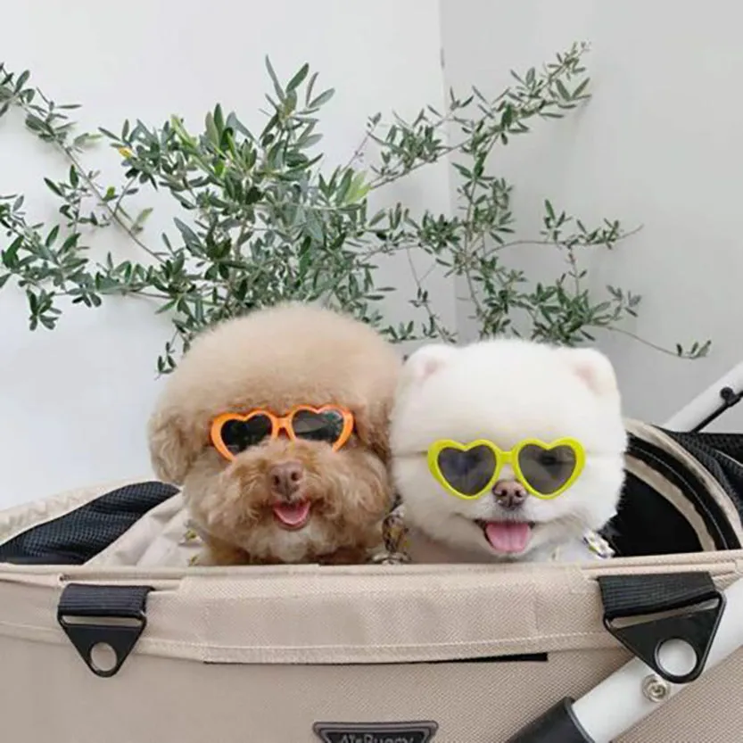 Funki Buys | Pet Sunglasses | Cute Heart Shaped Pet Sunnies