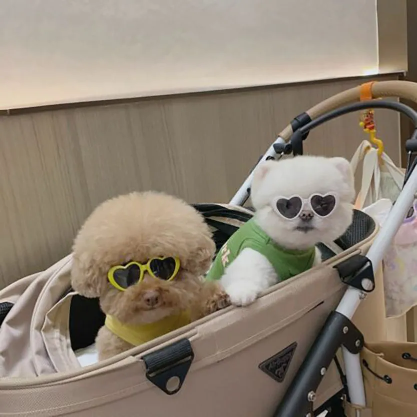 Funki Buys | Pet Sunglasses | Cute Heart Shaped Pet Sunnies