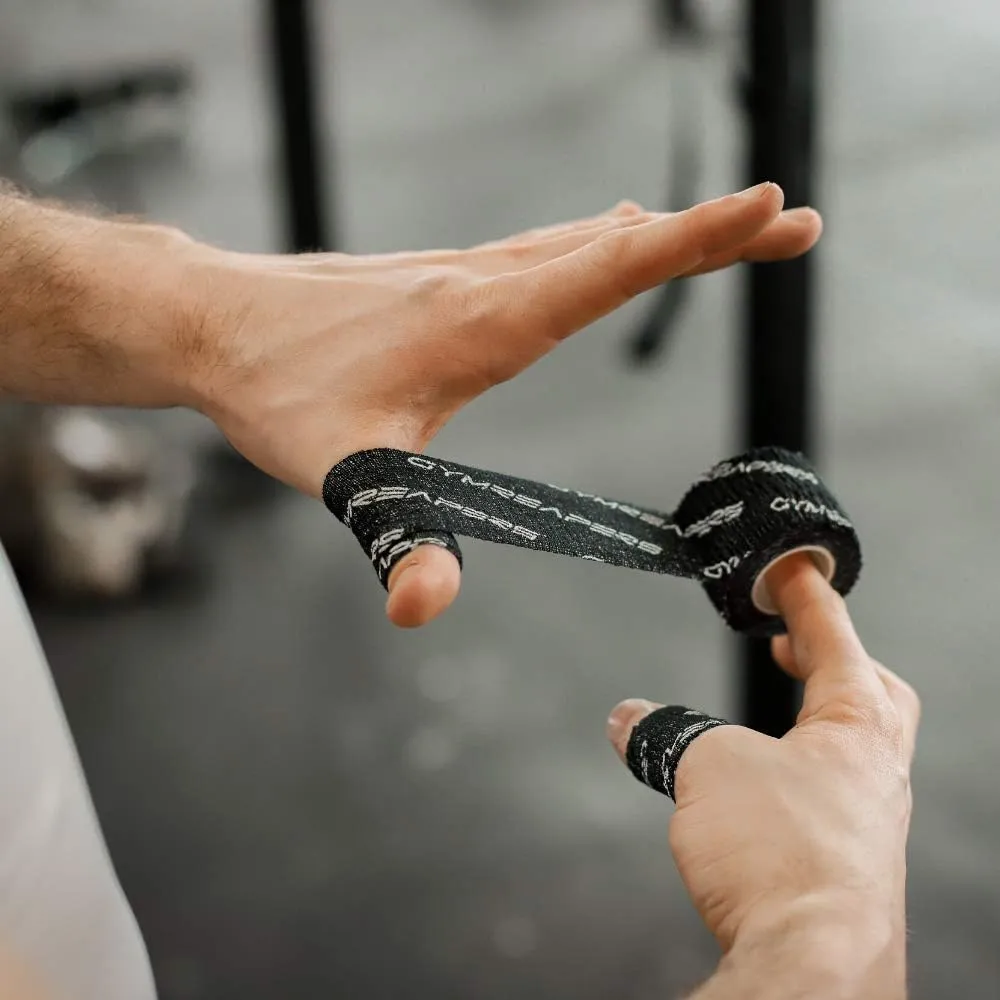 Gymreapers Weightlifting Adhesive Thumb Tape, Stretchy Athletic Tape Grip & Protection for Olympic Lifting, Cross Training, Powerlifting, Hookgrip