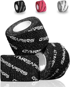 Gymreapers Weightlifting Adhesive Thumb Tape, Stretchy Athletic Tape Grip & Protection for Olympic Lifting, Cross Training, Powerlifting, Hookgrip
