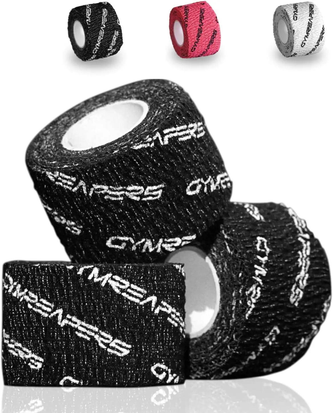 Gymreapers Weightlifting Adhesive Thumb Tape, Stretchy Athletic Tape Grip & Protection for Olympic Lifting, Cross Training, Powerlifting, Hookgrip