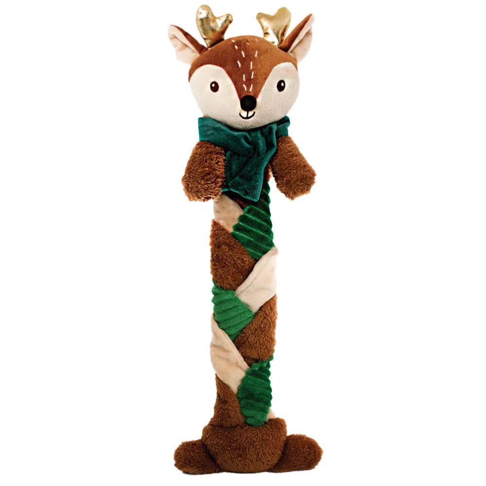 Holly & Robin | Plush Festive Multitextured Plaited Pal Reindeer