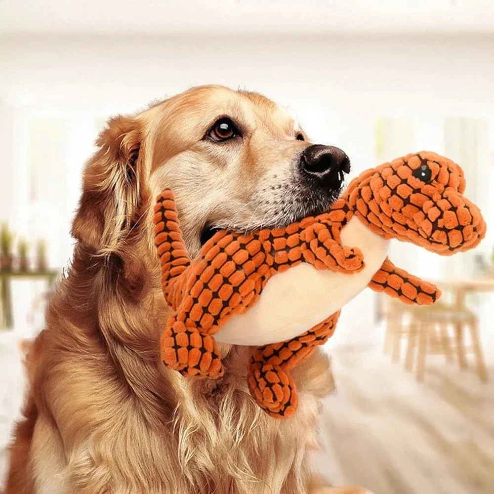 Interactive Dog and Cat Squeaky Plush Toy – Bite-Resistant Chew Molar Toy