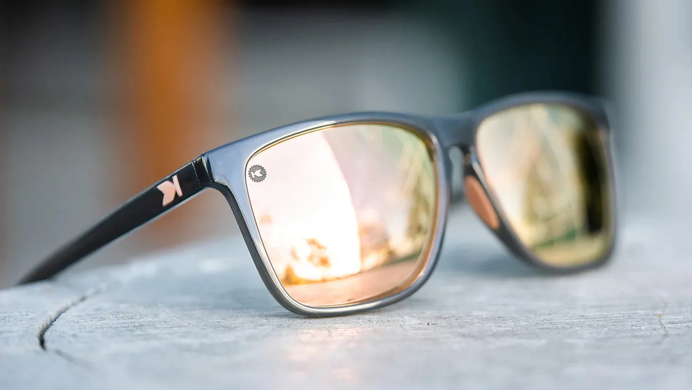 Knockaround Jelly Grey/ Peach Fast Lanes Polarized Sunglasses