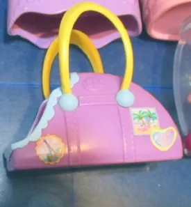 LIKE NEW Littlest Pet Shop Purple Blue Carrier House Dog Cat Accessory AUG26NPO48