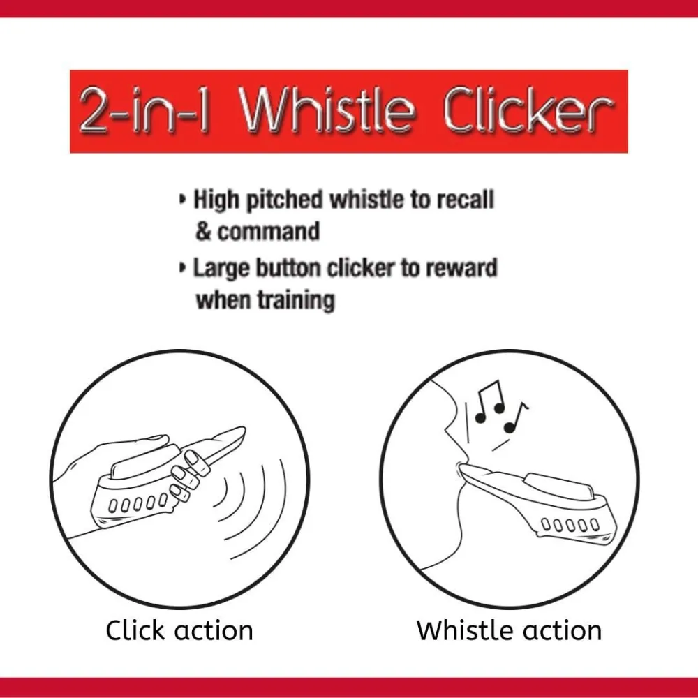 Mikki  2in1 Whistle Clicker