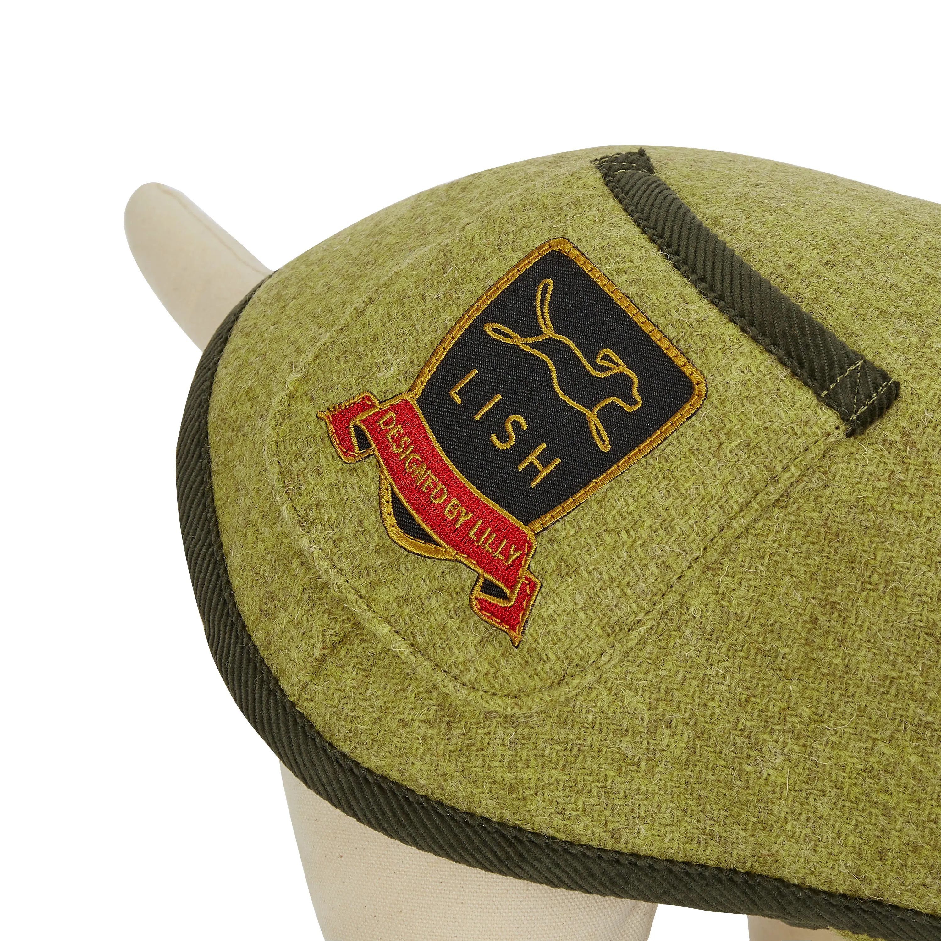 Morris Fern Green Harris Tweed Dog Coat