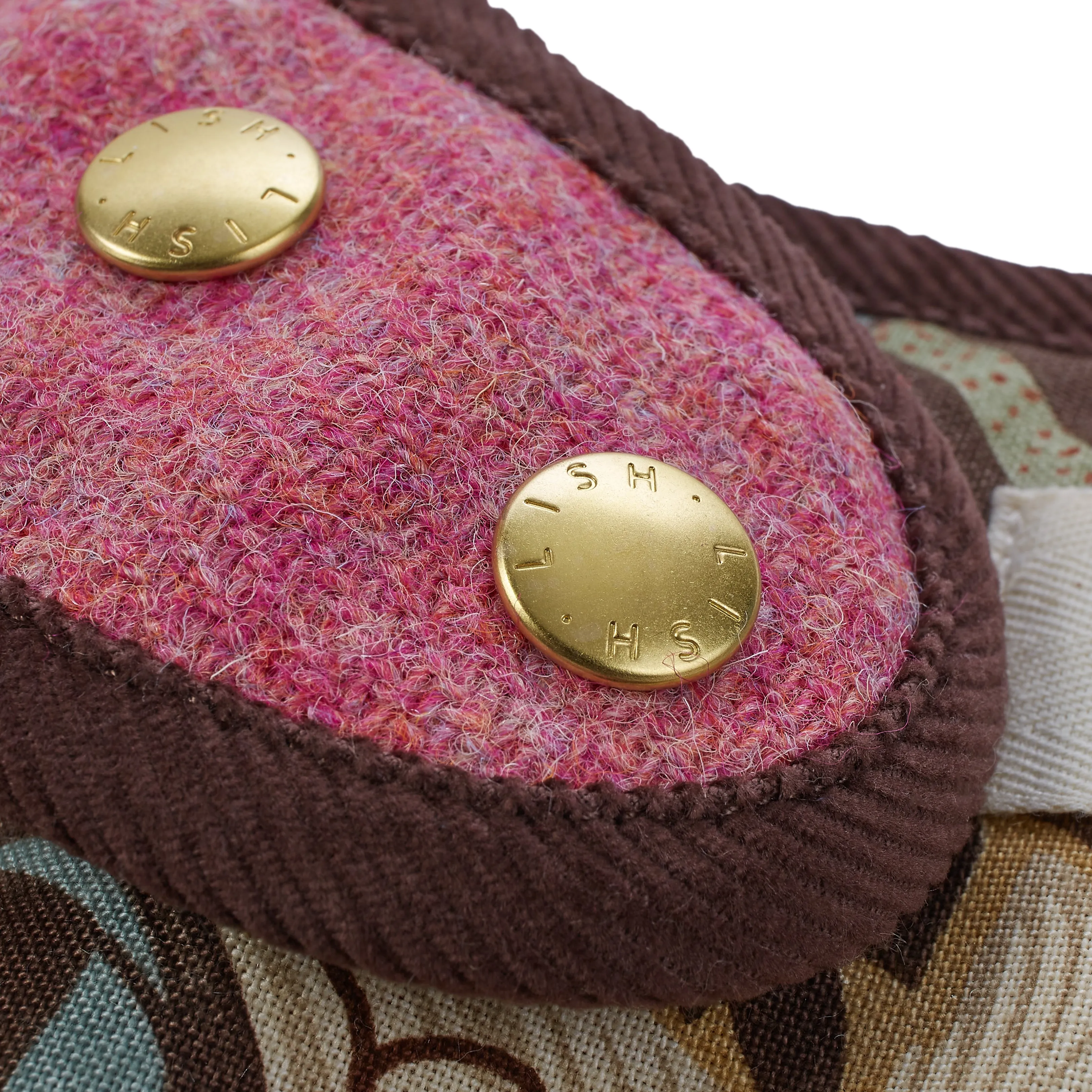 Morris Rose Pink Harris Tweed Dog Coat
