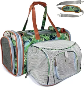 Mr. Peanut's Gold Series Standard Size Expandable Pet Carrier (Tropical)