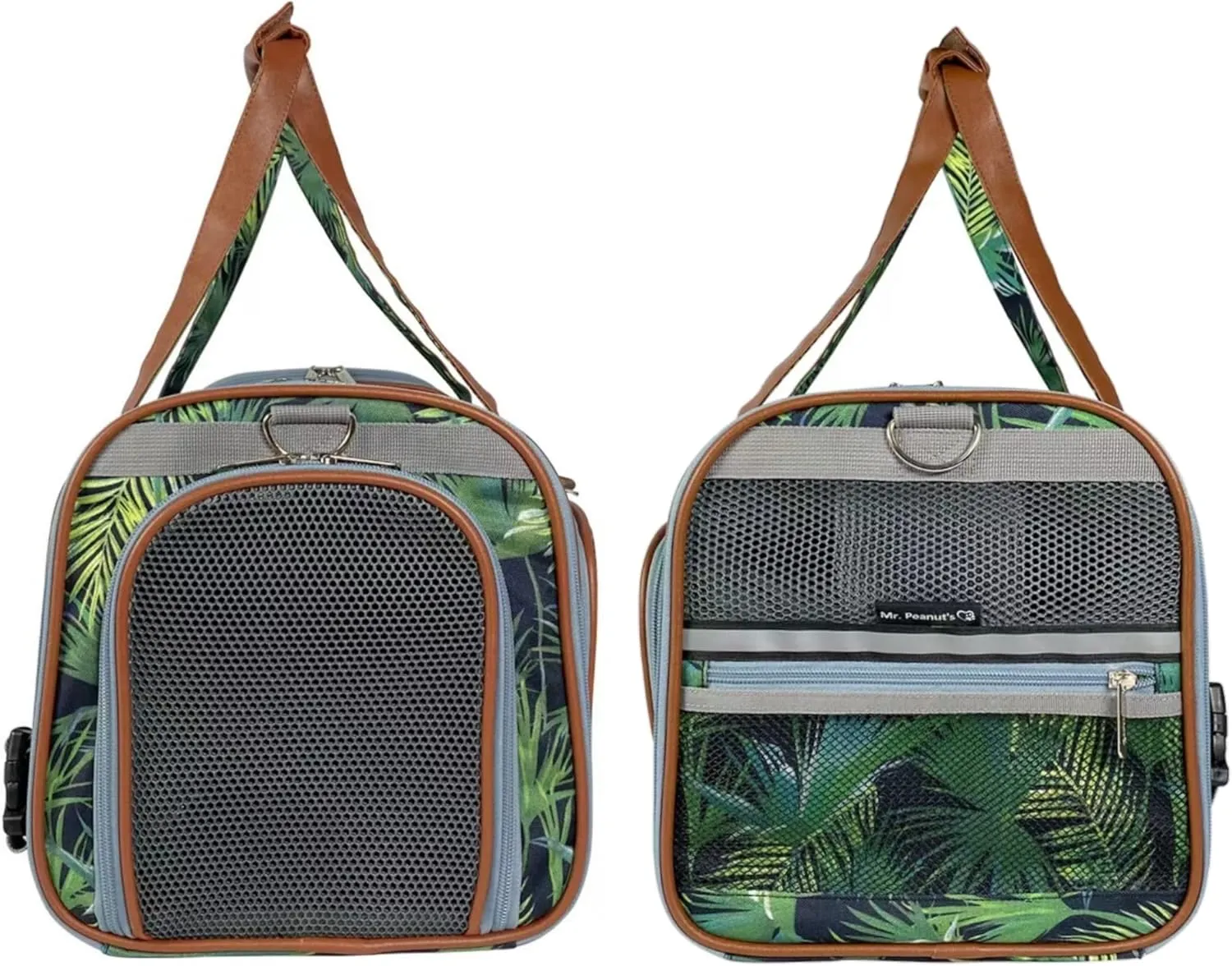 Mr. Peanut's Gold Series Standard Size Expandable Pet Carrier (Tropical)